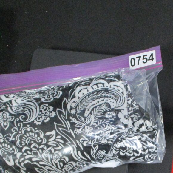 Harlow & Rose Shoulder stripe A-Line Dress Black & White Women Size | S - Picture 10 of 10